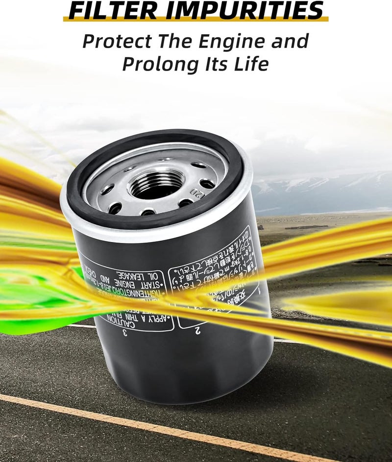 QUICKWOLF 2540086 Oil Filter 2540122 2540006 Compatible with Polaris Ranger 570 700 800 900 1000 CREW & CREW XP, RZR 570 800 900 1000 XP 1000, General 1000 XP 1000, Sportsman 600 700 800, ACE 900 570 500 150 - Image 2